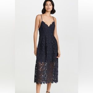 Navy ASTR the Label lace dress. Size Small. Good condition only wore once.